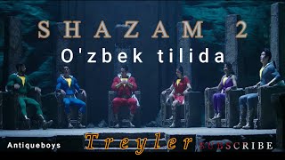 Shazam 2  Treyler O'zbek Tilida // Шазам 2 Трейлер Узбек Тилида// Shazam 2 Trailler (2023)