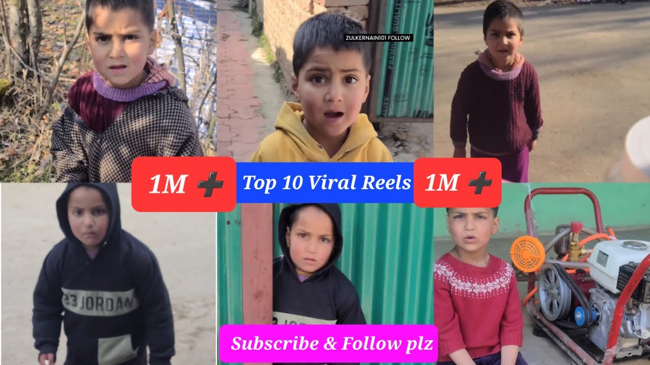 Top 10 Viral Reels Of Zulkernain 1M➕️ Views | Kashmiri Comedy King | Kashmiri Drama| Help to 50k 🙏🙏