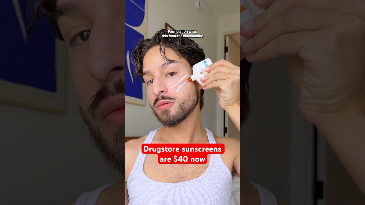 Is the new $40 sunscreen from La Roche-Posay worth the price?? #sunscreen #sunscreenreview #skincare