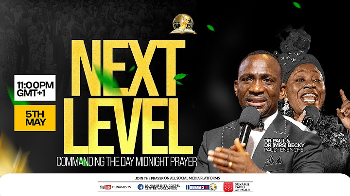 COMMANDING THE DAY MID NIGHT PRAYER NEXT LEVEL/CANADA REVIVAL FIRE CONFERENCE. 05-05-2025