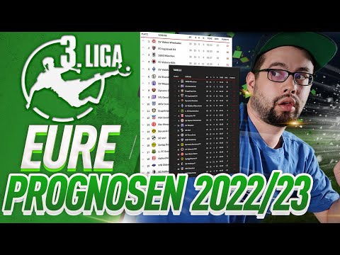 Ich reagiere auf EURE 3. LIGA Prognosen ? Saison 2022/23