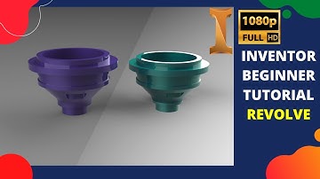 INVENTOR BEGINNER TUTORIAL TAMIL | REVOLVE IN INVENTOR | INVENTOR  TUTORIAL 2020