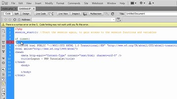 PHP Tutorial: PHP Login (Part 3 - Final Part)