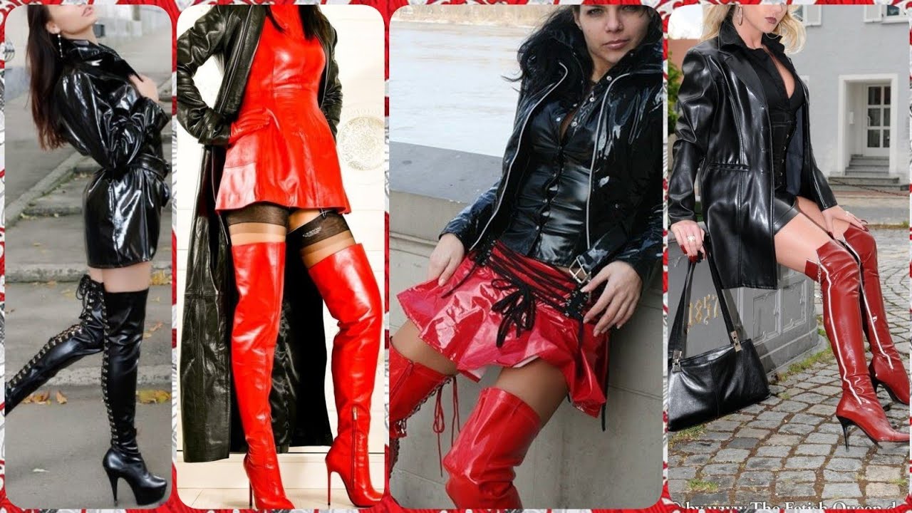 most likely shiny latex leather long power dresses 4 ladies #latex #fashion #...