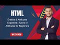 HTML Entities &amp; Attributes Explained | Types of Attributes for Beginners #html #coding #programming