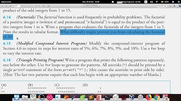 C How to Program (6th edition) - Deitel & Deitel, exercise 4.14