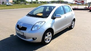 2008 Toyota Yaris. Start Up, Engine, and In Depth Tour.