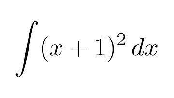 Integral of (x+1)^2 (substitution)
