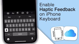 How to Enable Keyboard Haptic Feedback/Keyboard Vibrate on iPhone! [iOS 16]