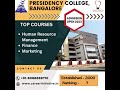Presidency College, Bangalore || presidency college admission mba 2023 || MBA Admission 2023