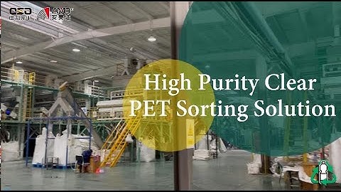 AMD HIGH PURITY CLEAR FLAKES SORTING LINE