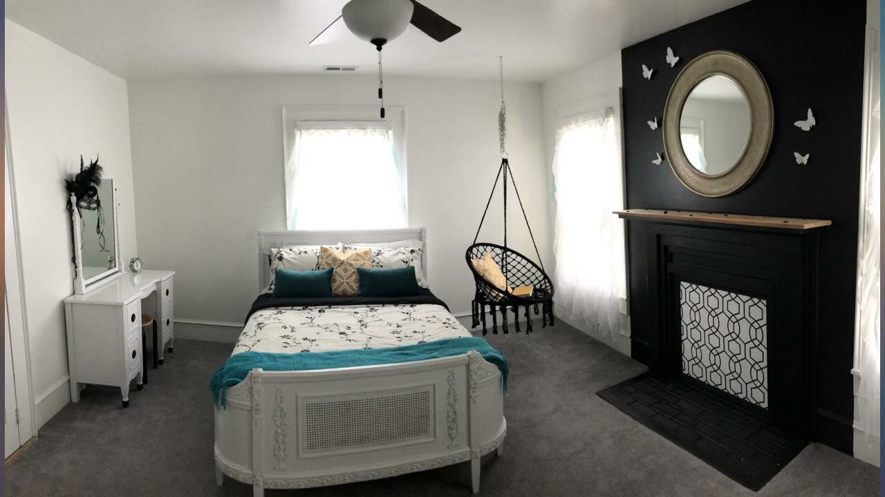 Reisen White Ruffle Shower Curtain Fabric // Cloth Farmhouse Bathroom Sheer Shower review