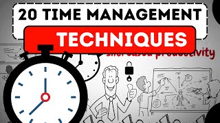 20 Time Management Techniques for Busy Professionals