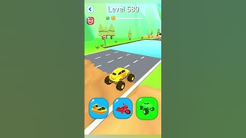 Shape Shifting 2 GAMEPLAY Level No -580 Walkthrough - New Update Car Racing #Shorts #ShapeShifting