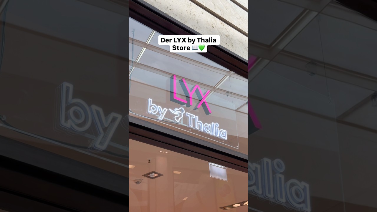 Kennt ihr schon den Lyx by Thalia Store in Münster? 📖💚 