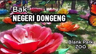 Negeri Dongeng, tak hanya hewan tapi bunga bunga cantik menghiasi kebun binatang ini #zoo