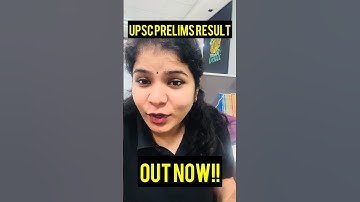 UPSC Prelims 2025 Result OUT! | Prelims Cut-Off & Official Update