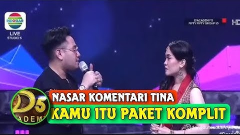 NASAR KOMENTARI TINA || AKUI BANGGA DENGAN PENAMPILAN TINA || GROUP 10 BABAK FIFTY FIFTY