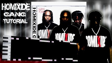 How F1LTHY Makes CRAZY Beats For HOMIXIDE GANG l Fl Studio 20 Tutorial