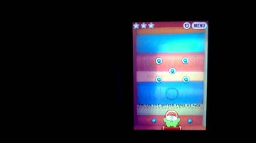 Cut The Rope: Experiments Getting Started Level 10 3 Star Walkthrough