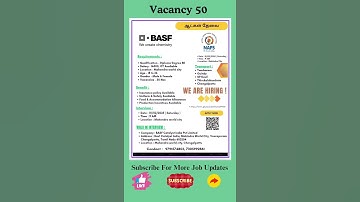 Tamil Nadu Job l Chennai Job l Fresher Job l NAPS l#job #jobs #jobsearch #jobvacancy2025 #hiring #yt