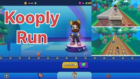 Kooply Run Level 165 Funny Runner Game Subway ride Super Man #game #gamer #gameplay 3D Game #anroid