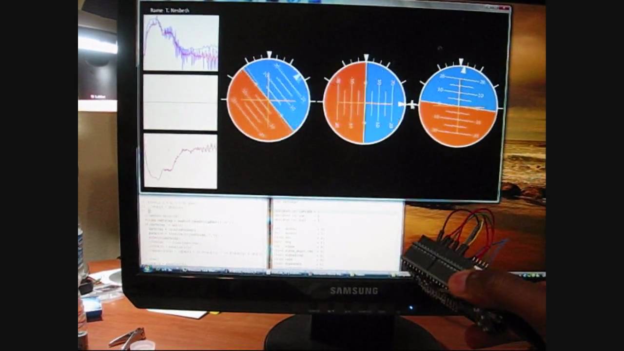 Attitude estimation (Tilt Sensor) w/ Kalman Filter (Roll Only
