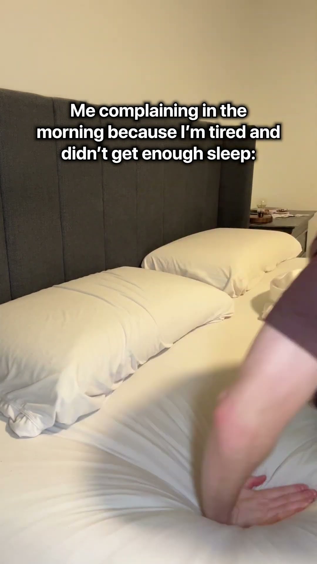When You Go To Bed Late #Shorts