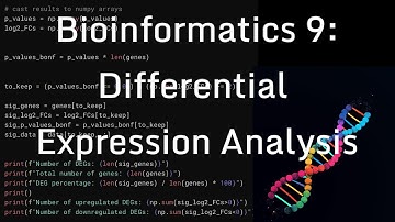 Lesson 9: Differential Expression Analysis, P-Value, Log2 Fold Change, Bonferroni Correction