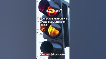Do You Know How Much a Person Waits for the Traffic Signal all Over his life #shortsvideo #shorts