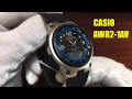 Unboxing casio black classic digital analog watch aw821av