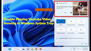 How to Disable Media Video Bar Showing in Windows SystemTray-Action Center (100% Fix)