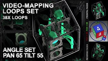 BOX Projection-Mapping loops (38 loops Angle-Set) Pan 65 Tilt 55 by DJVB