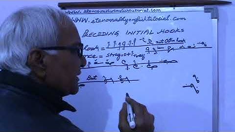 Steno. Eng. Circle & loop to initial hook