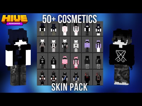 ????????? ???? || 4D skins working on HIVE 2024, 50+ cosmetics (1.20+)