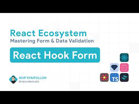 React Ecosystem Mastering Form & Data Validation : 4.React Hook Form