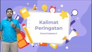 Kelas 1 Kalimat Peringatan