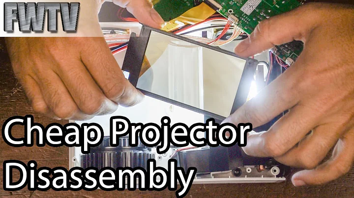 Cheap Projector Teardown and Reassembly - What's Inside?