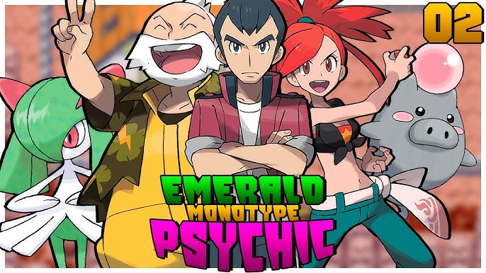 Só Vale Psíquico! - Pokémon Emerald Monotype Psychic #01 (GBA) 