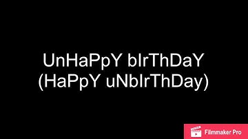 Unhappy Birthday Messages In A Nutshell