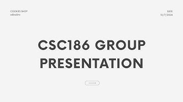CSC186 GROUP PROJECT