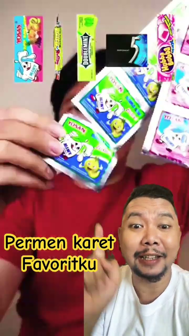 PERMEN KARET FAVORITKU!!!?? #candy #permen #satisfying #permenkaret #shortsfeed