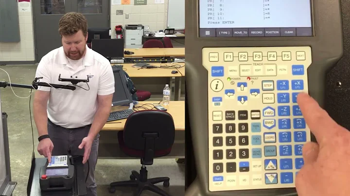4 - Teach Pendant Operations FANUC LR Mate Robot CERT Cart