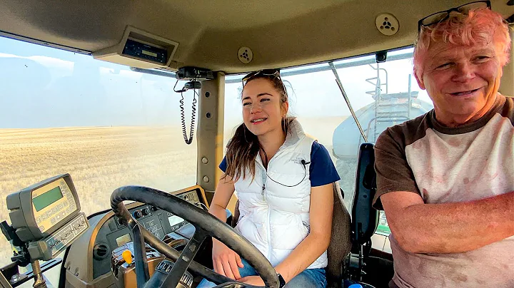 First Seeding Lesson!  I'm Driving!!! Montana Farm...