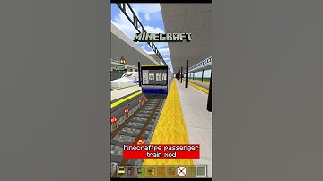 Thumbnail of Minecraftpe passenger train mod #mcpeaddons