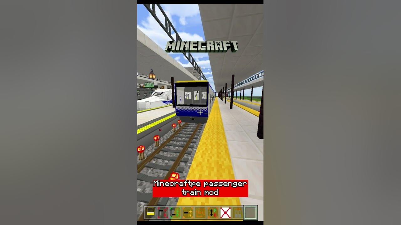 Minecraftpe passenger train mod #mcpeaddons
