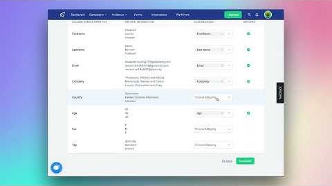 Import and Map Contacts from CSV to Audience List/Tag