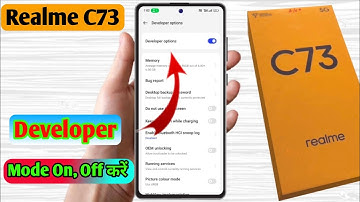 how to on developer option in realme c73 | realme c73 developer option on kaise kare