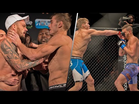 Dricus Du Plessis vs Dino Bagattin fight footage