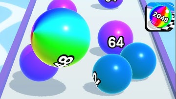 Ball Run 2048 - All Levels Gameplay Android, iOS ( Levels 169 - 190 )